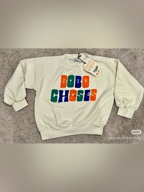 Bobo Choses Logo Sweatshirt 6–7Y NWT